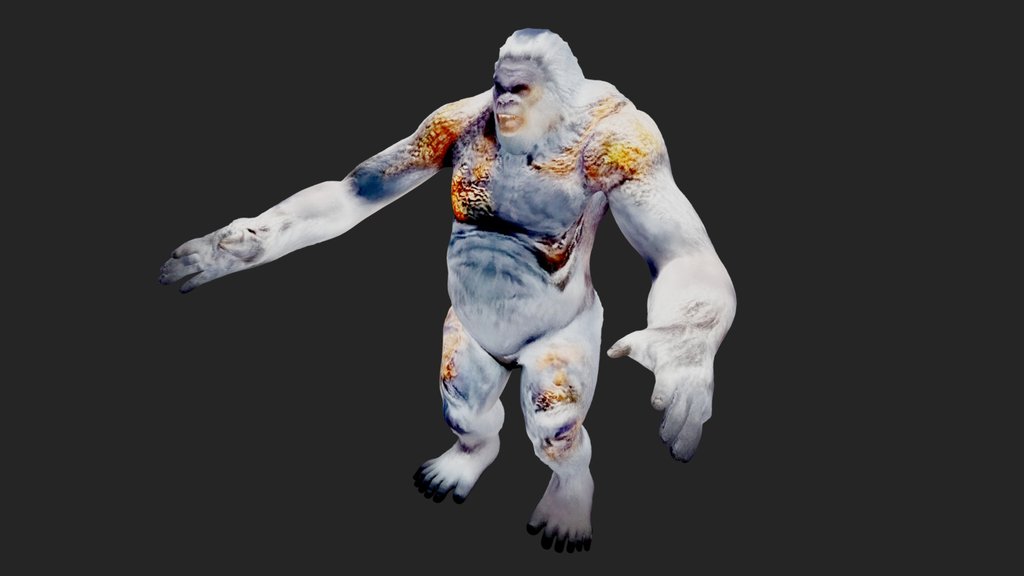 albino yeti