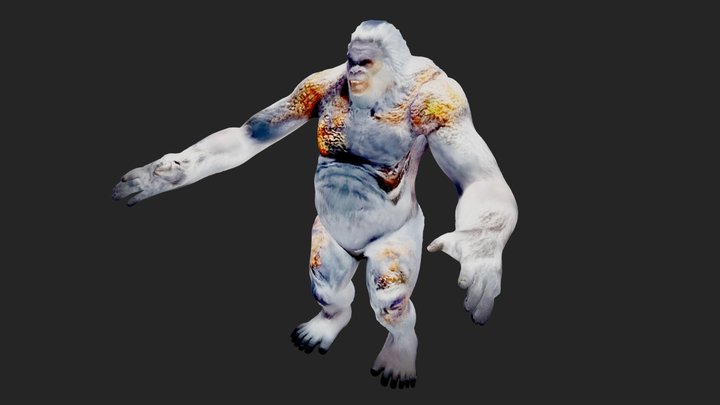 albino yeti – Modello 3D gratuito STL