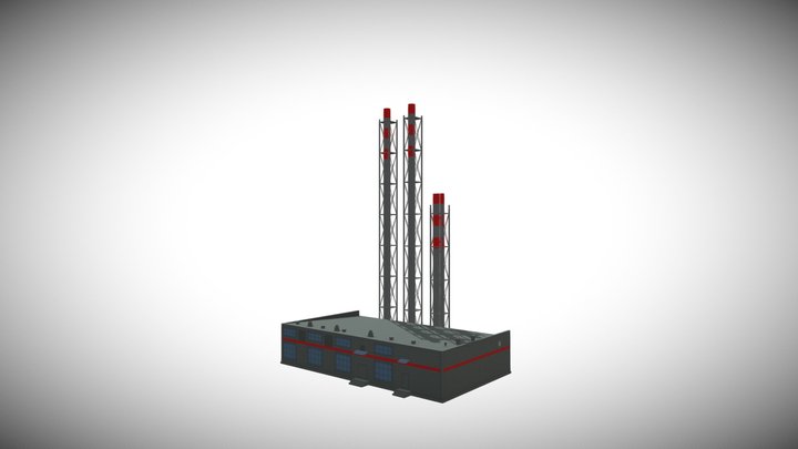 Котельная 55 мвт 3D Model