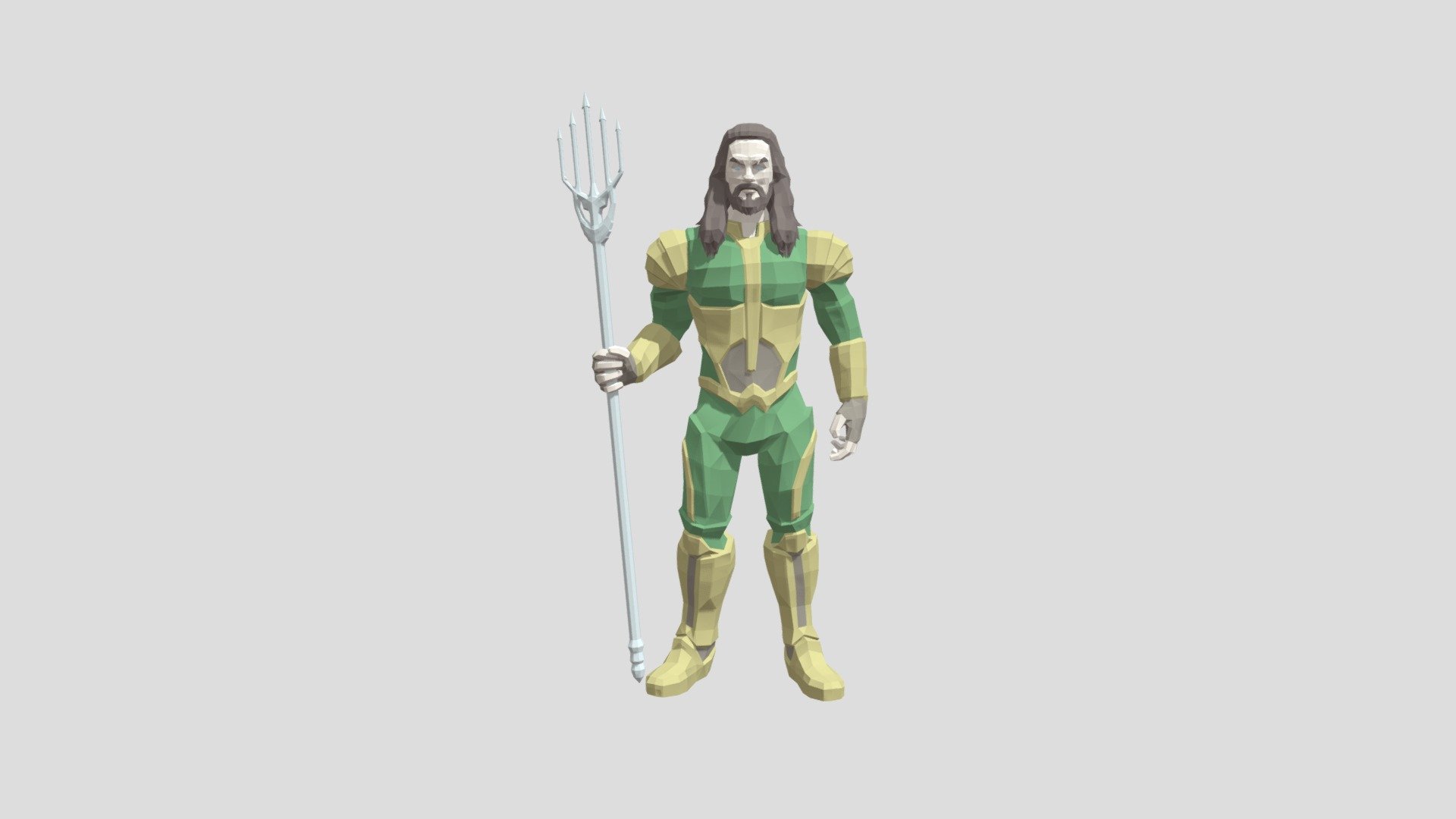 Aquaman (Jason Momoa - Rigged)