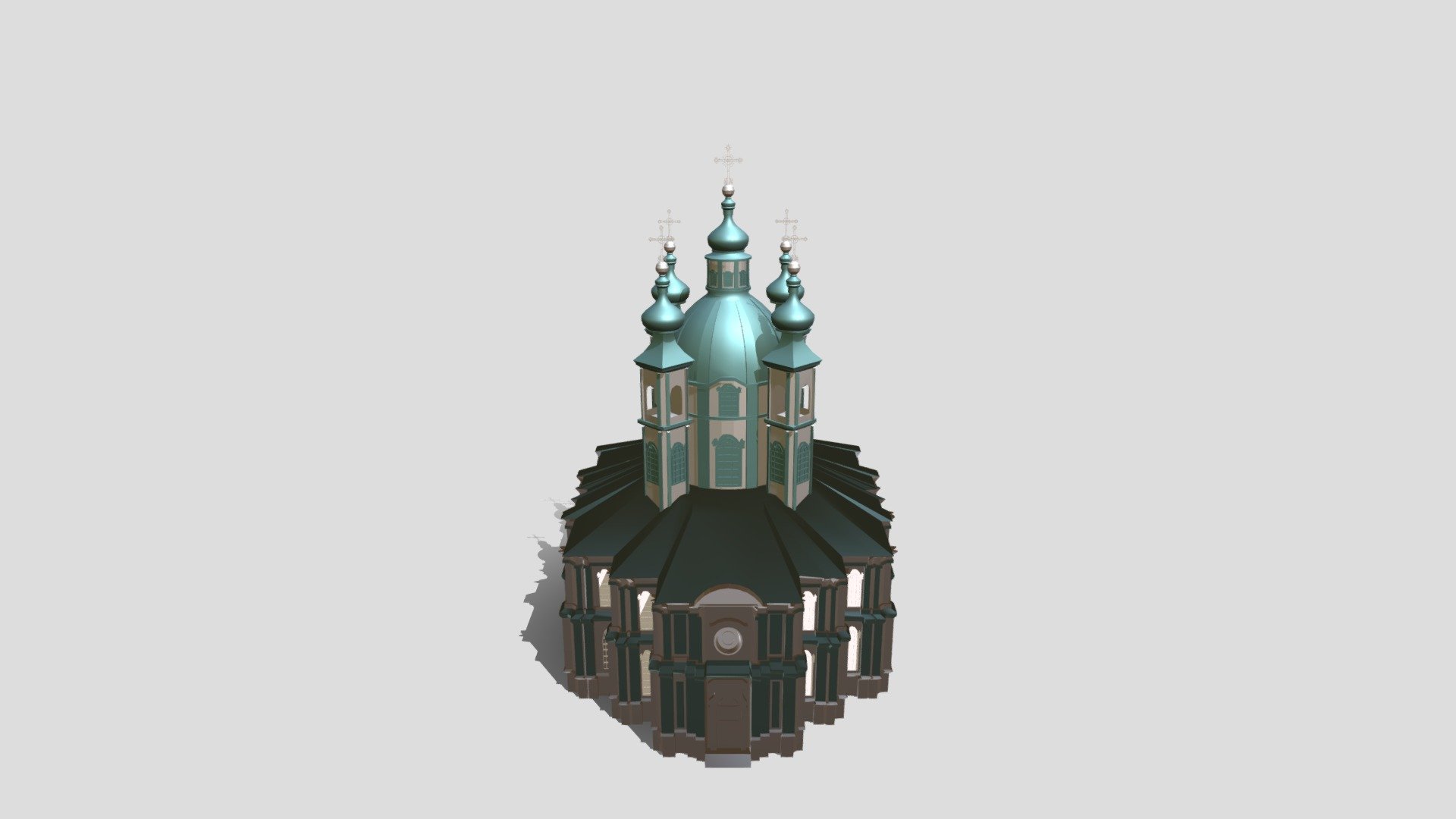 Смольный собор. Работа Никоненкова Ивана