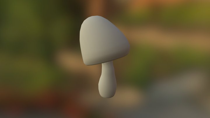Mushroom Wigglatexadescent 3D Model
