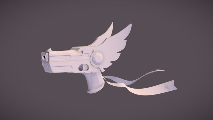 Wings Pistol 3D Model