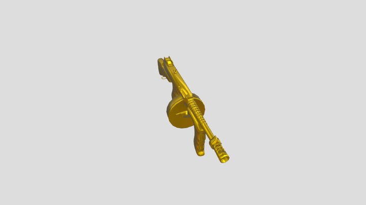 Drum Gun Model 3D Model