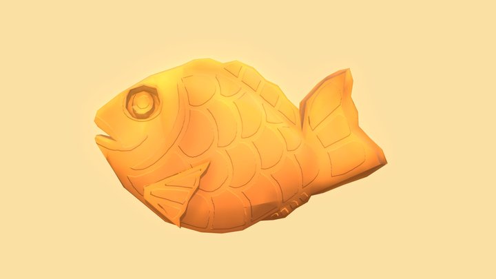 taiyaki 3D Model