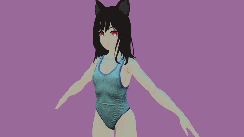 Anime Swimsuit Girl