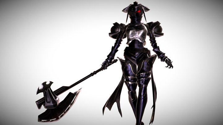 Albedo Armored (fully rigged) 3D Model
