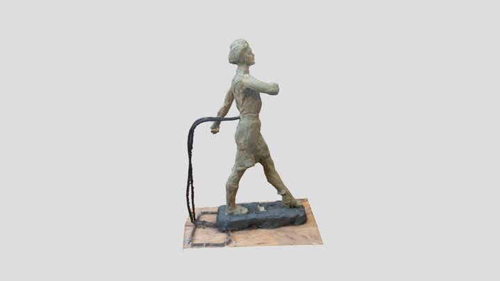 Girl at uniform 3D Model