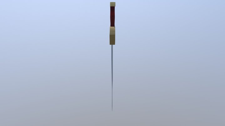 Sword with an Unknown Origin 3D Model