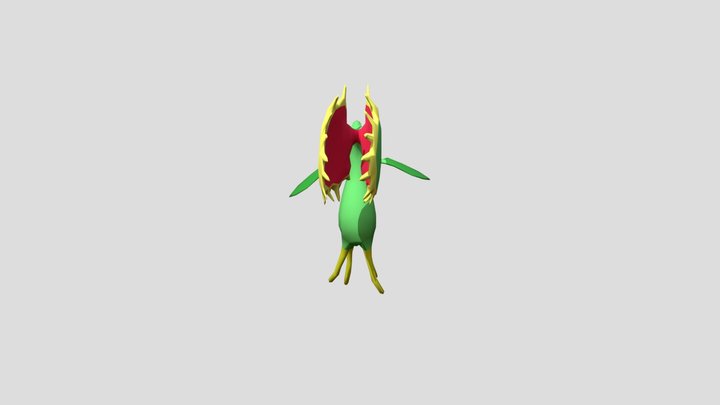 Planta carnívora - Iron Teeth 3D Model