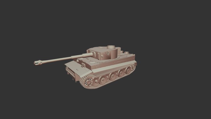 Tank Tiger 3D Model