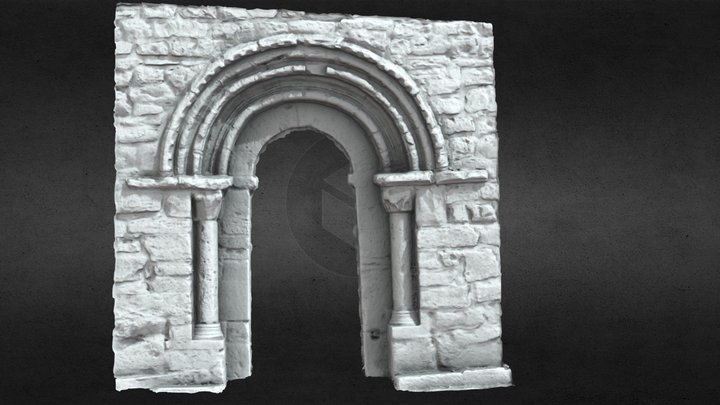 St. Flannan's Oratory - Doorway 3D Model