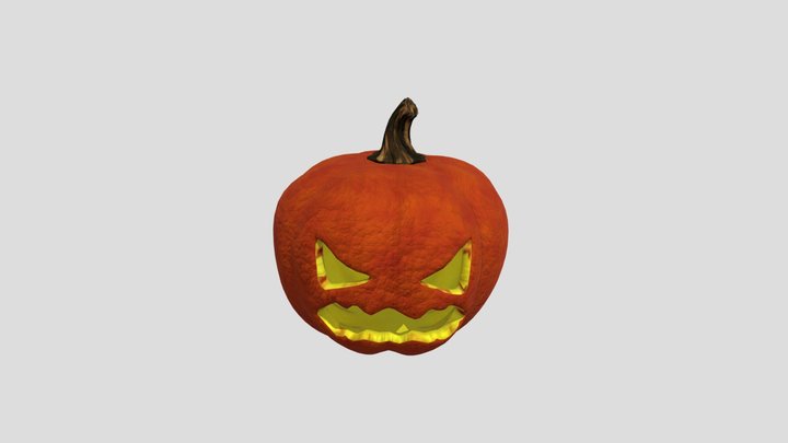 Halloween Pumpkin 3D Model
