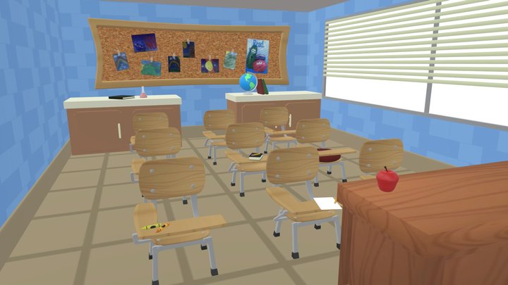 Veggie Valley Grade School Classroom – Modelo 3D gratuito STL