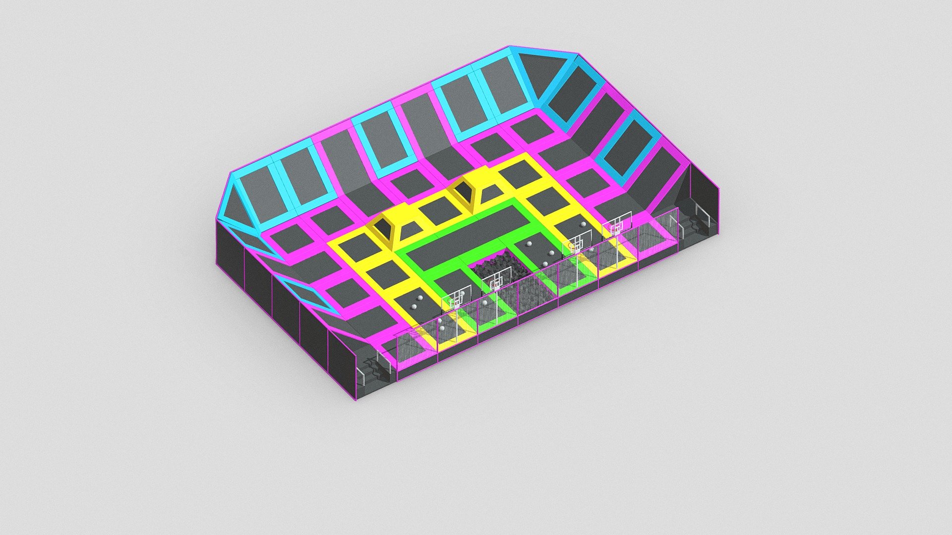 Trampoline - Buy Royalty Free 3D model by HarmonyLands ...
