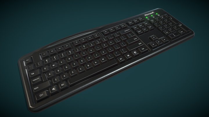 Microsoft Keyboard_2_MB – Gratis 3D-model STL
