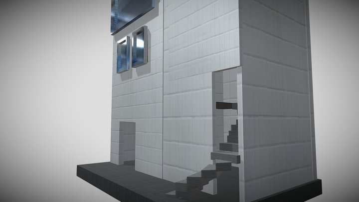 Building+interior+low poly+free 3D Model