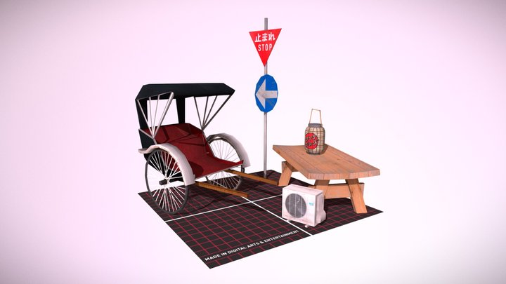 Combined Props 3D Model
