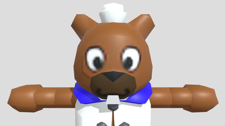 Bucky Beaver 3D Model