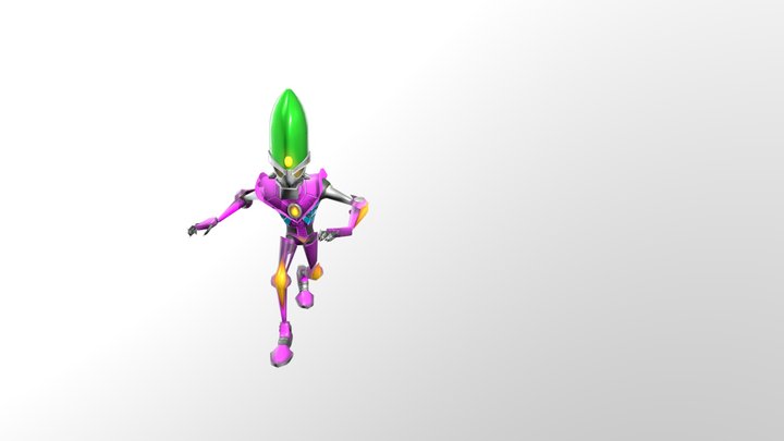 Doctor Nefarious Dancing Capoeira 3D Model