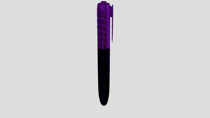 3D Sketchbook 11 - Purple Marker 3D Model