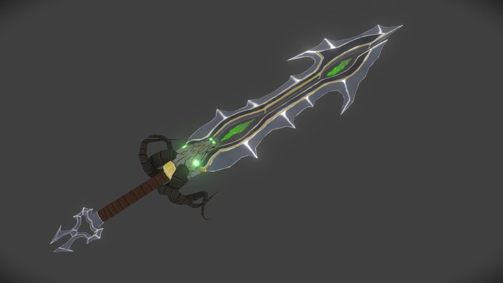 Ghostwalker, The Necromancer's Blade 3D Model