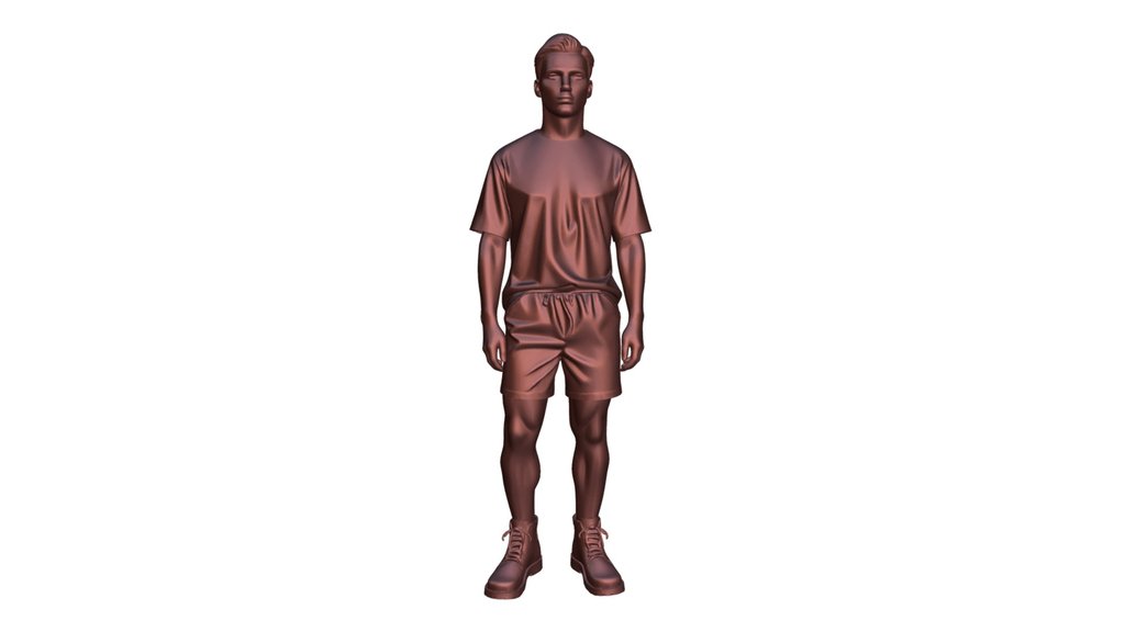 A standing man