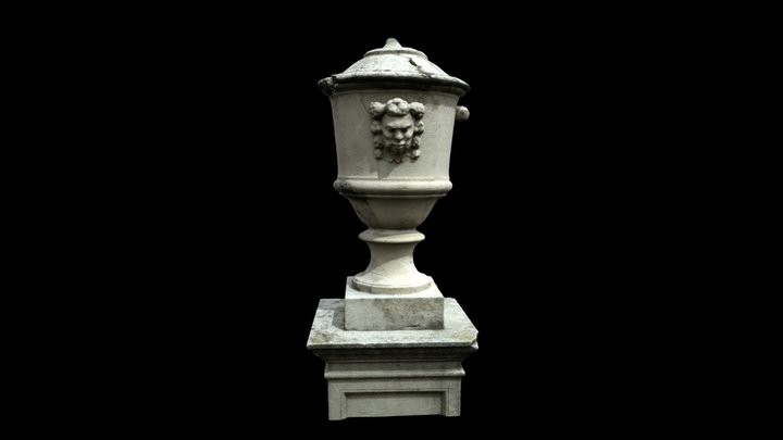 Decorative Marble Vase 3D Model