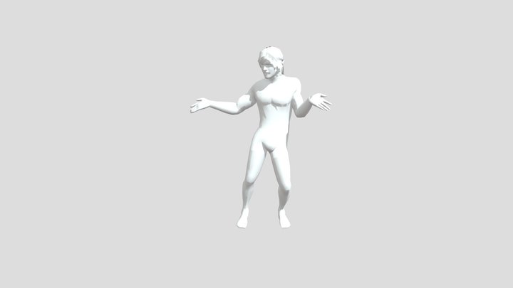 Player Blank Dance 3D Model