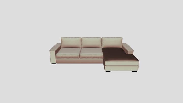 Диван «Сенатор угловой» мебельной фабрики ASGARD 3D Model