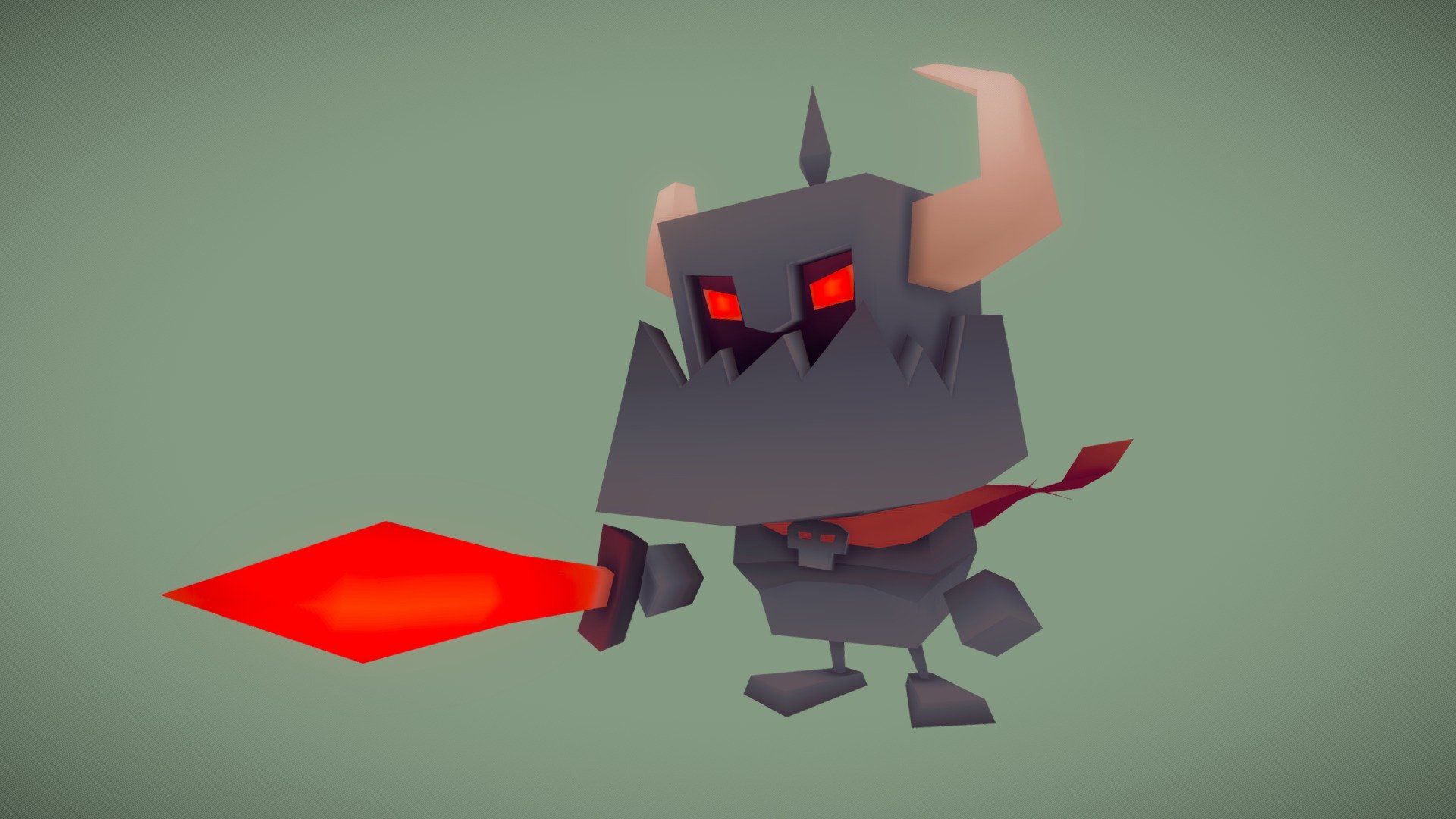 Evil Warrior — Sketchfab embed 3D viewer