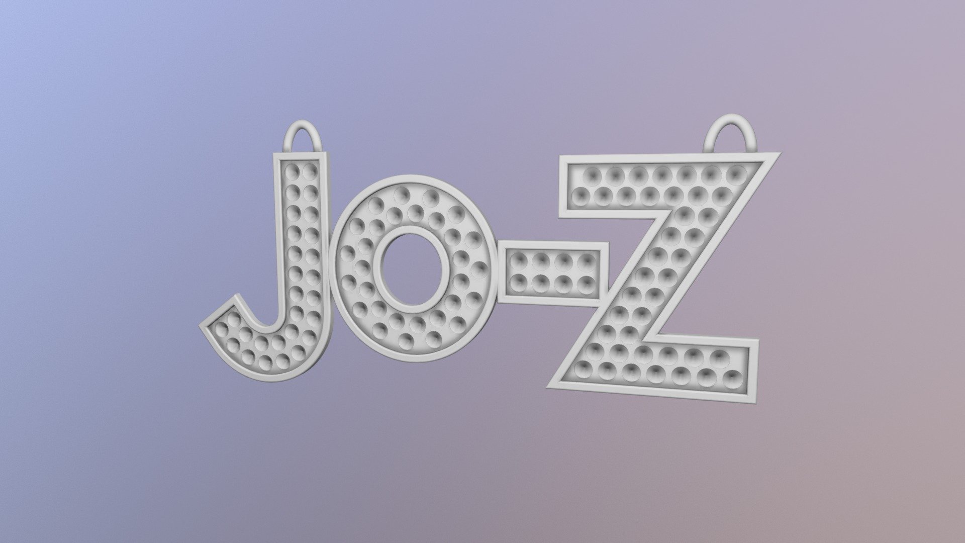 Jo-Z Nameplate Obj