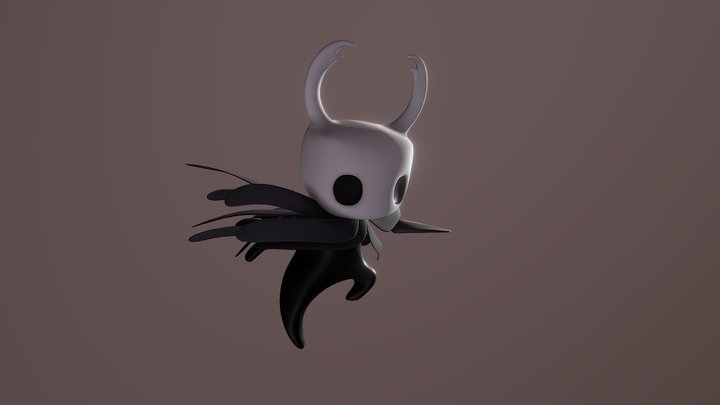 Hollow Knight Jump Pose 3D Model