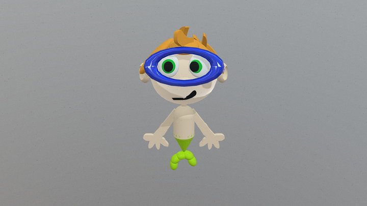 Nonny - Bubble Guppies 3D Model