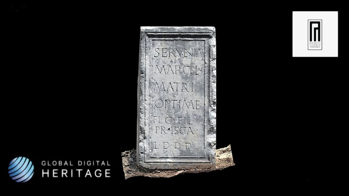 Roman inscription – Kostenloses 3D-Modell STL