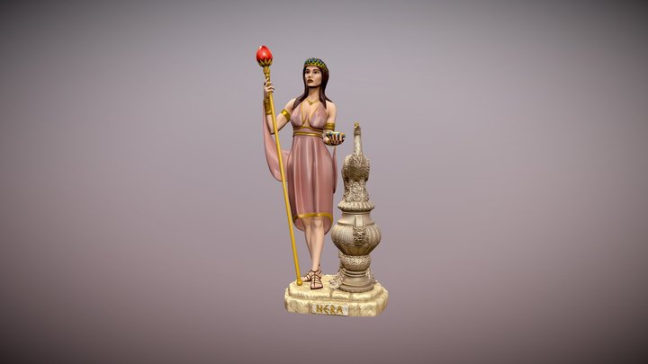 Hera Goddess statue for 3d print 3D Model