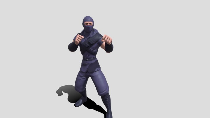 624230014 Ninja Fist Fight B 3D Model