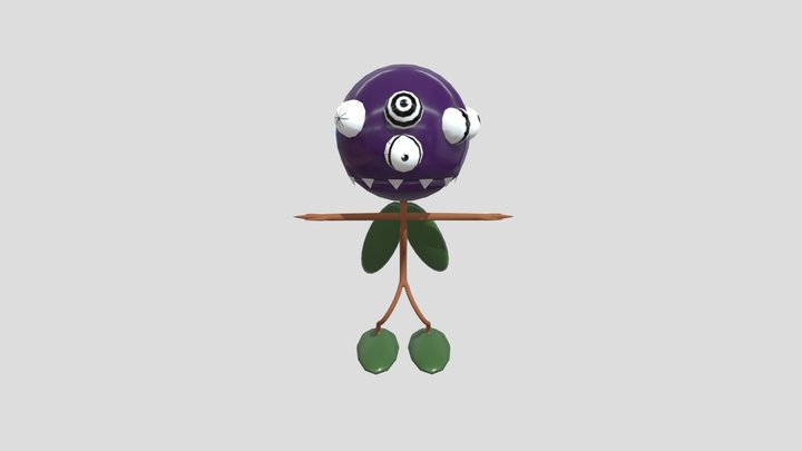 Blueberry Monster (WIP) 3D Model