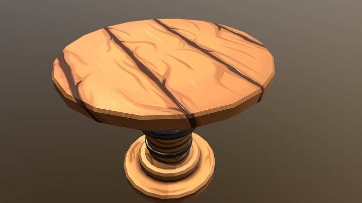 Viking roundtable 3D Model