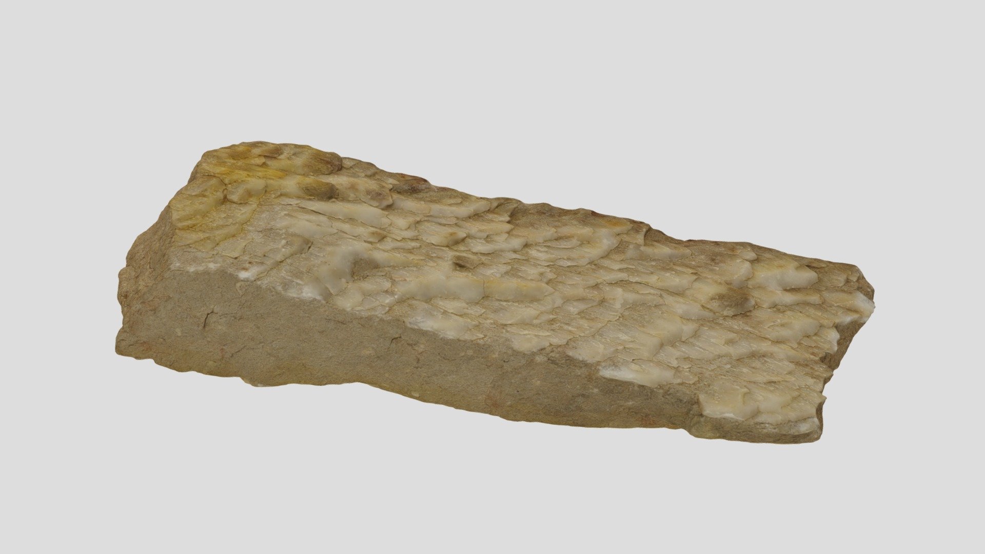 Calcite slickenfibers