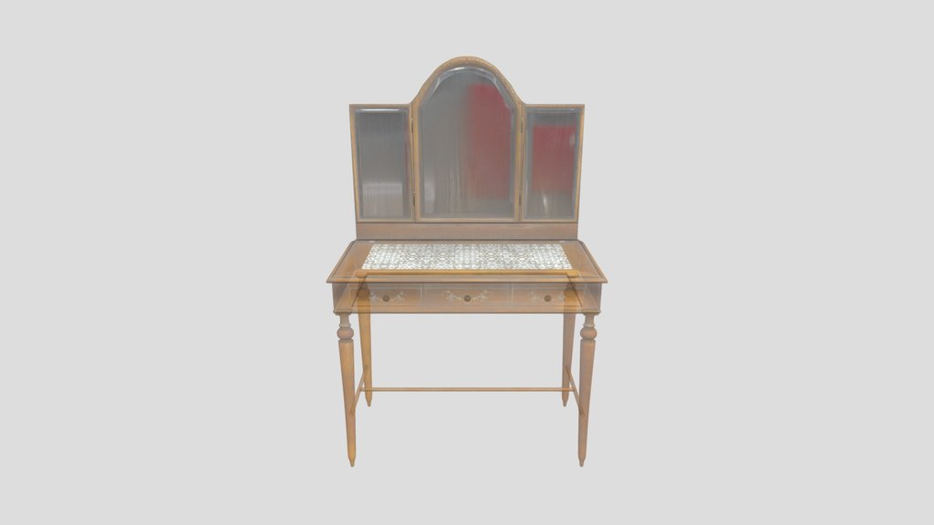 Antique Austrian Vanity Table