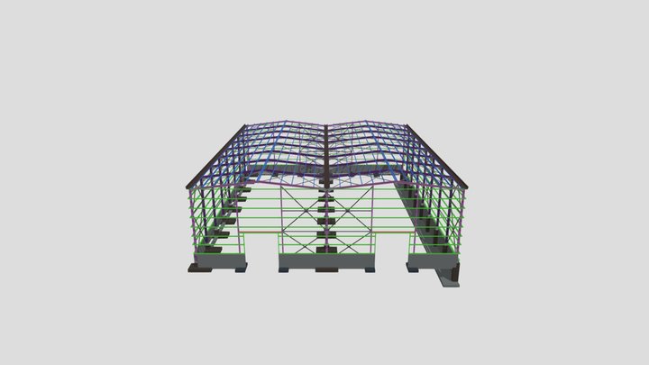 Industrial Structure 3D Model