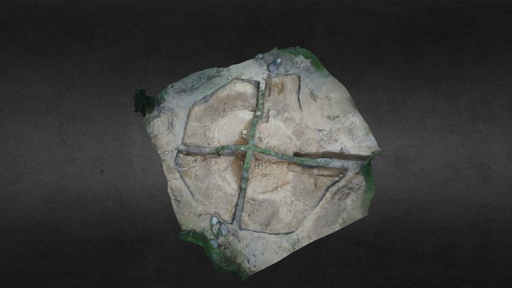Курганная насыпь 3D Model