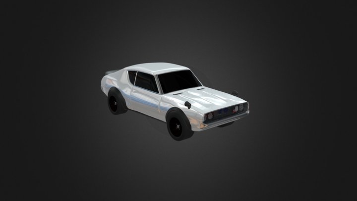 Custom Nissan Skyline C110 GTR 3D Model