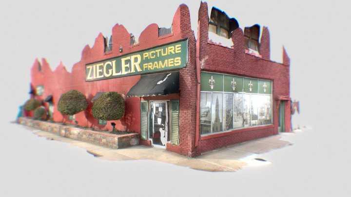 Ziegler Frames - Storefront 3D Model
