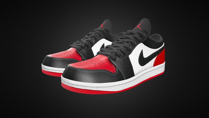Nike Air Jordan 1 Low 3D Model