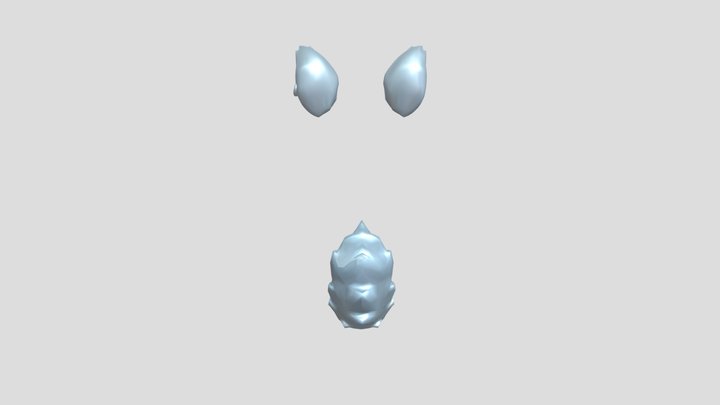 Aphmau-textured Ears And Tail Minecraft Version 3D Model