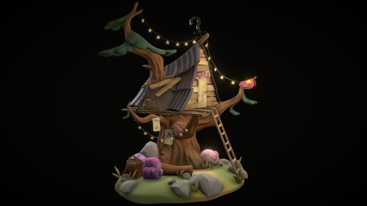 Mabels treehouse 3D Model