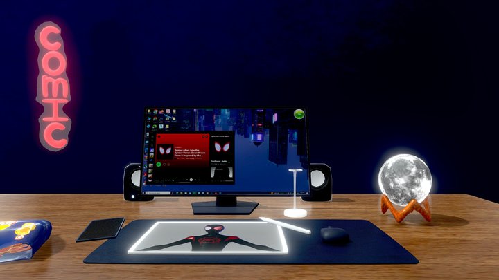 Computer_setup 3D Model