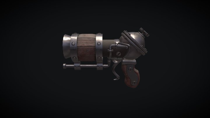 Handgun 3D Model